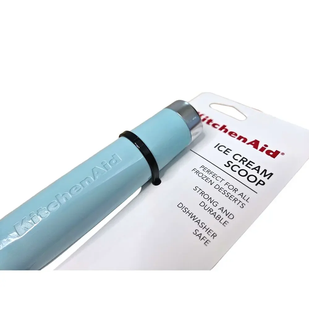 NEW KitchenAid Gourmet Ice Cream Scoop in Mineral Water [Light Aqua]